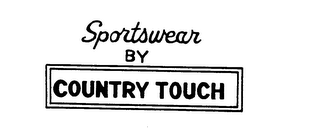 SPORTSWEAR BY COUNTRY TOUCH logo