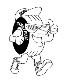 SPORTY TIRES PLUS logo