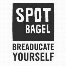 SPOT BAGEL BREADUCATE YOURSELF logo