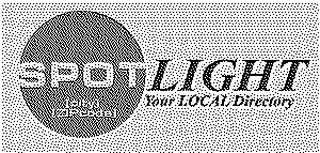 SPOT LIGHT. YOUR LOCAL DIRECTORY logo