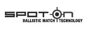 SPOT ON BALLISTIC MATCH TECHNOLOGY logo