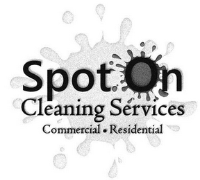 SPOT ON CLEANING SERVICES COMMERCIAL · RESIDENTIAL logo