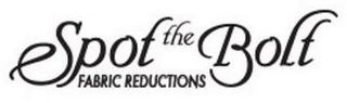 SPOT THE BOLT FABRIC REDUCTIONS logo