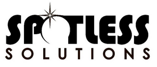 SPOTLESS SOLUTIONS logo