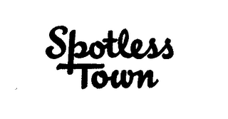 SPOTLESS TOWN logo