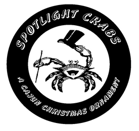 SPOTLIGHT CRABS A CAJUN CHRISTMAS ORNAMENT logo