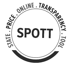 SPOTT STATE · PRICE · ONLINE · TRANSPARENCY · TOOL logo