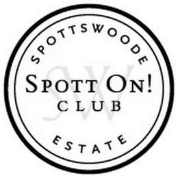 SPOTTSWOODE ESTATE SPOTT ON! CLUB logo