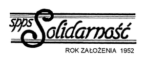 SPPS SOLIDARNOSC ROK ZALOZENIA 1952 logo