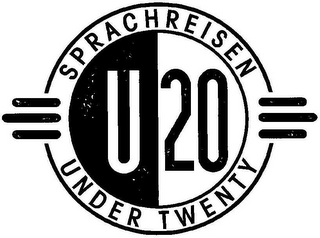 SPRACHREISEN U 20 UNDER TWENTY logo