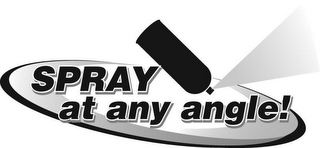 SPRAY AT ANY ANGLE! logo