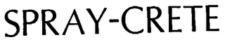 SPRAY-CRETE logo