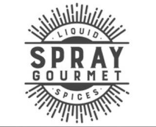 SPRAY GOURMET · LIQUID · SPICES · logo
