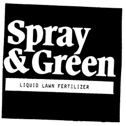 SPRAY & GREEN LIQUID LAWN FERTILIZER logo