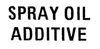 SPRAY OIL ADDITIVE logo