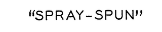 "SPRAY-SPUN" logo