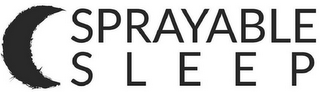 SPRAYABLE SLEEP logo