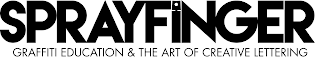 SPRAYFINGER GRAFFITI EDUCATION & THE ART OF CREATIVE LETTERING logo