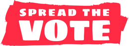 SPREAD THE VOTE logo