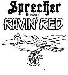 SPRECHER BREWERY RAVIN' RED logo
