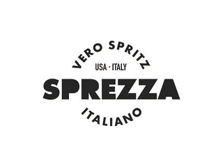 SPREZZA VERO SPRITZ ITALIANO USA ITALY logo