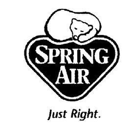 SPRING AIR JUST RIGHT. logo