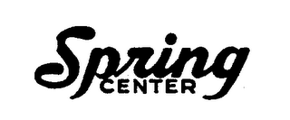 SPRING CENTER logo