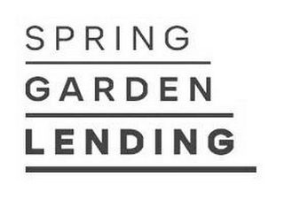 SPRING GARDEN LENDING logo