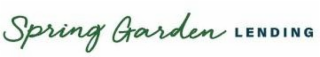 SPRING GARDEN LENDING logo