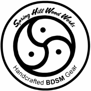 SPRING HILL WOOD WORKS HANDCRAFTED  BDSM GEAR logo