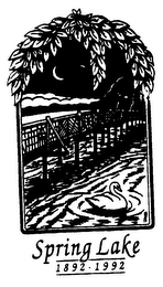 SPRING LAKE 1892 - 1992 logo