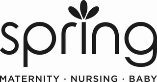 SPRING MATERNITY NURSING BABY logo