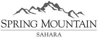 SPRING MOUNTAIN SAHARA logo