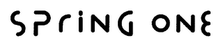 SPRING ONE logo