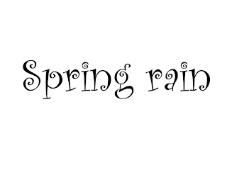 SPRING RAIN logo