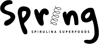 SPRING SPIRULINA SUPERFOODS logo