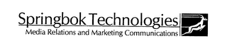 SPRINGBOK TECHNOLOGIES MEDIA RELATIONS AND MARKETING COMMUNICATIONS logo