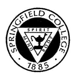· SPRINGFIELD COLLEGE · 1885 SPIRIT MIND BODY logo