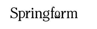 SPRINGFORM logo