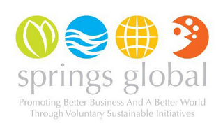 SPRINGS GLOBAL PROMOTING BETTER BUSINESS AND A BETTER WORLD THROUGH VOLUNTARY SUSTAINABLE INITIATIVES logo