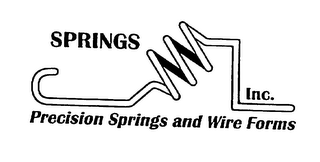 SPRINGS INC. PRECISION SPRINGS AND WIRE FORMS logo