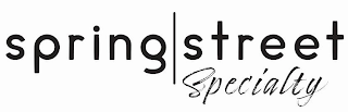 SPRING|STREET SPECIALTY logo