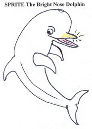 SPRITE THE BRIGHT NOSE DOLPHIN logo