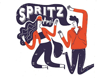 SPRITZ AMI ITALIAN APERITIVO ON THE GO. logo