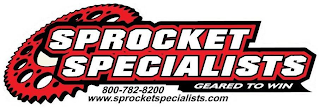 SPROCKET SPECIALISTS GEARED TO WIN 800-782-8200 WWW.SPROCKETSPECIALISTS.COM logo