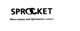 SPROCKET WHERE MONEY AND INFORMATION CONNECT logo