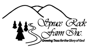SPRUCE ROCK FARM INC. GROWING TREES FOR THE GLORY OF GOD logo