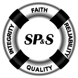 SP&S FAITH INTEGRITY RELIABILITY QUALITY logo