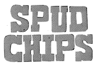 SPUD CHIPS logo