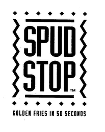 SPUD STOP GOLDEN FRIES IN 50 SECONDS logo